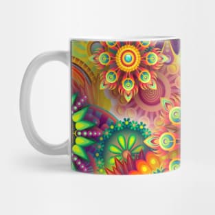 Colorful Flowers Mug